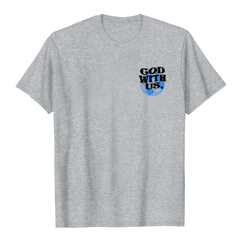 Christianartworkshop Gott mit uns Baumwoll-T-Shirt - image 11