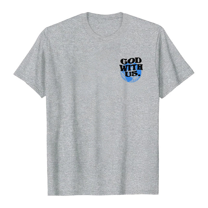 Christianartworkshop Gott mit uns Baumwoll-T-Shirt - image 11
