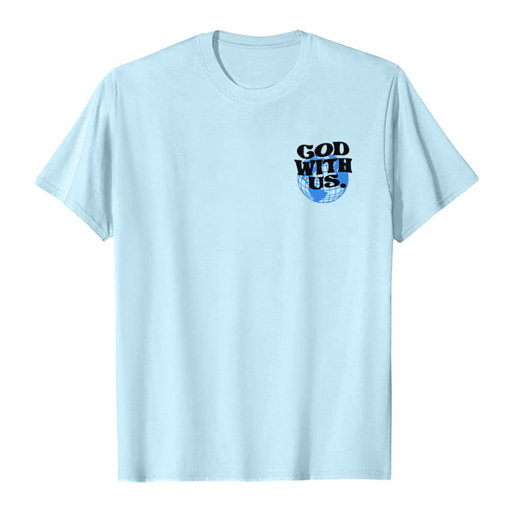 Christianartworkshop Gott mit uns Baumwoll-T-Shirt - image 17
