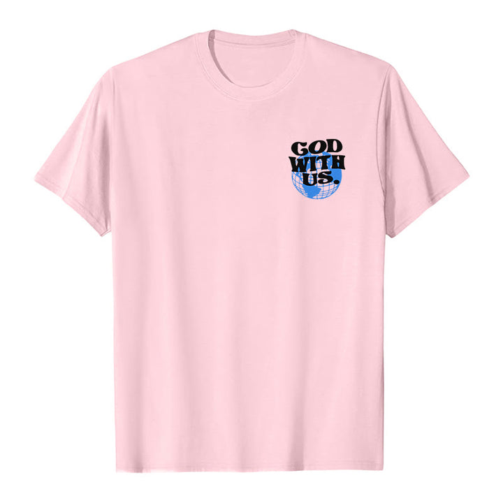 Christianartworkshop Gott mit uns Baumwoll-T-Shirt - image 14