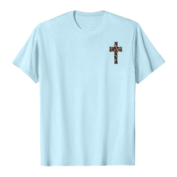 Christianartworkshop Camouflage-Kreuz-Design mit Vers aus Philipper 4,13 – Christliches T-Shirt - image 14