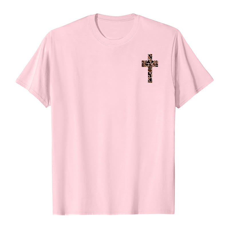 Christianartworkshop Camouflage-Kreuz-Design mit Vers aus Philipper 4,13 – Christliches T-Shirt - image 17