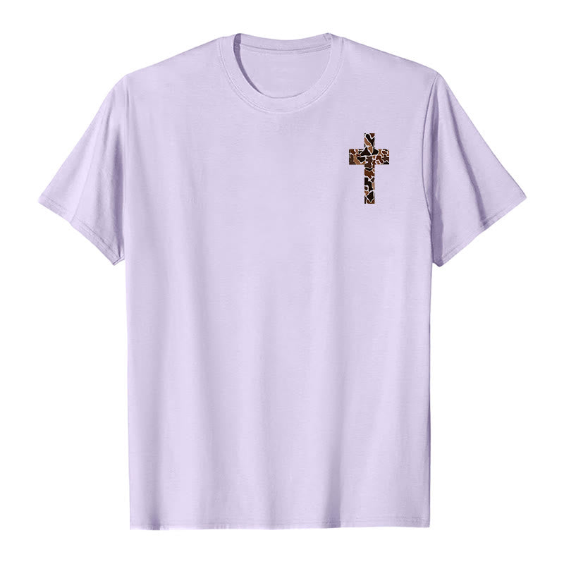 Christianartworkshop Camouflage-Kreuz-Design mit Vers aus Philipper 4,13 – Christliches T-Shirt - image 20