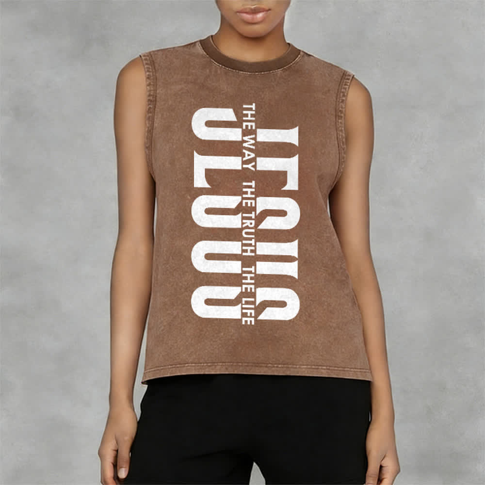 Christianartworkshop Unisex-Tanktop „Der Weg, die Wahrheit, das Leben“ - image 14
