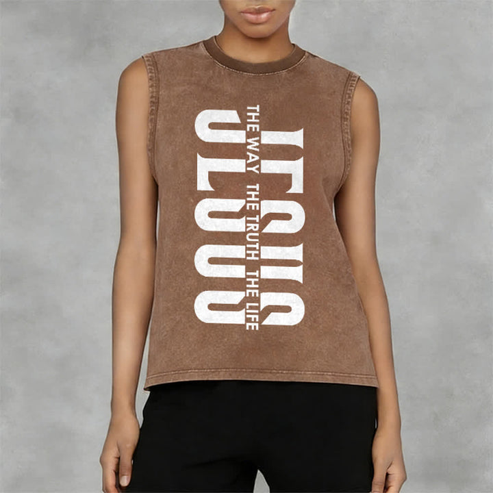 Christianartworkshop Unisex-Tanktop „Der Weg, die Wahrheit, das Leben“ - image 14