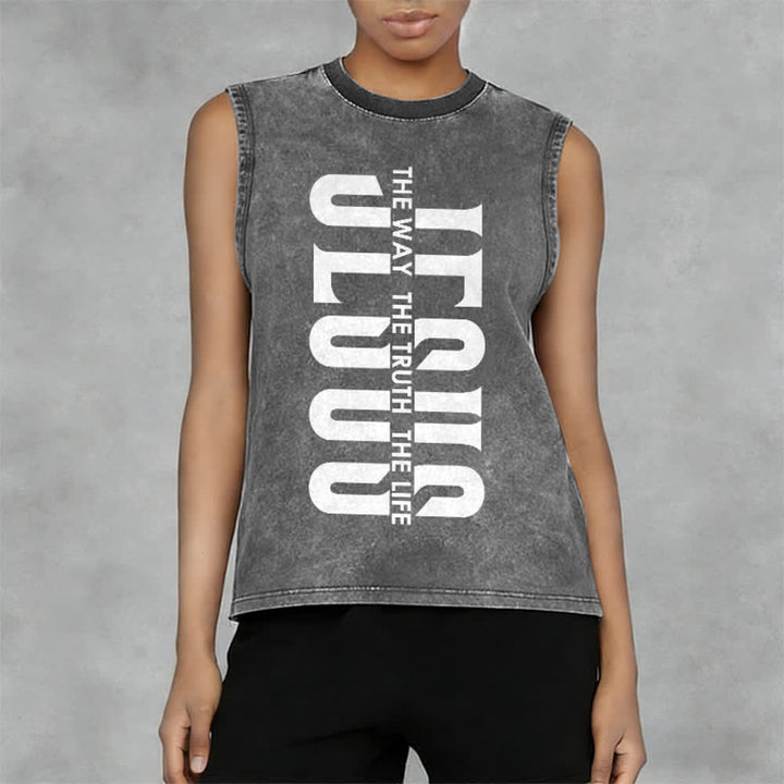 Christianartworkshop Unisex-Tanktop „Der Weg, die Wahrheit, das Leben“ - image 2