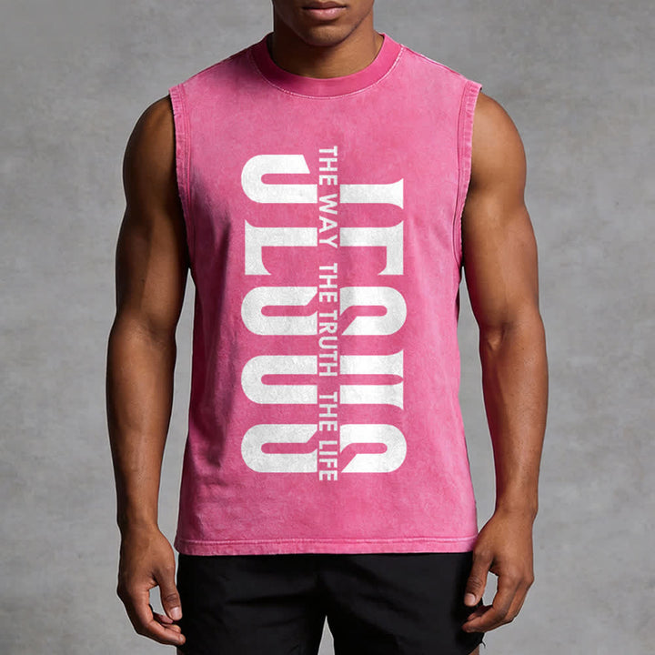 Christianartworkshop Unisex-Tanktop „Der Weg, die Wahrheit, das Leben“ - image 10