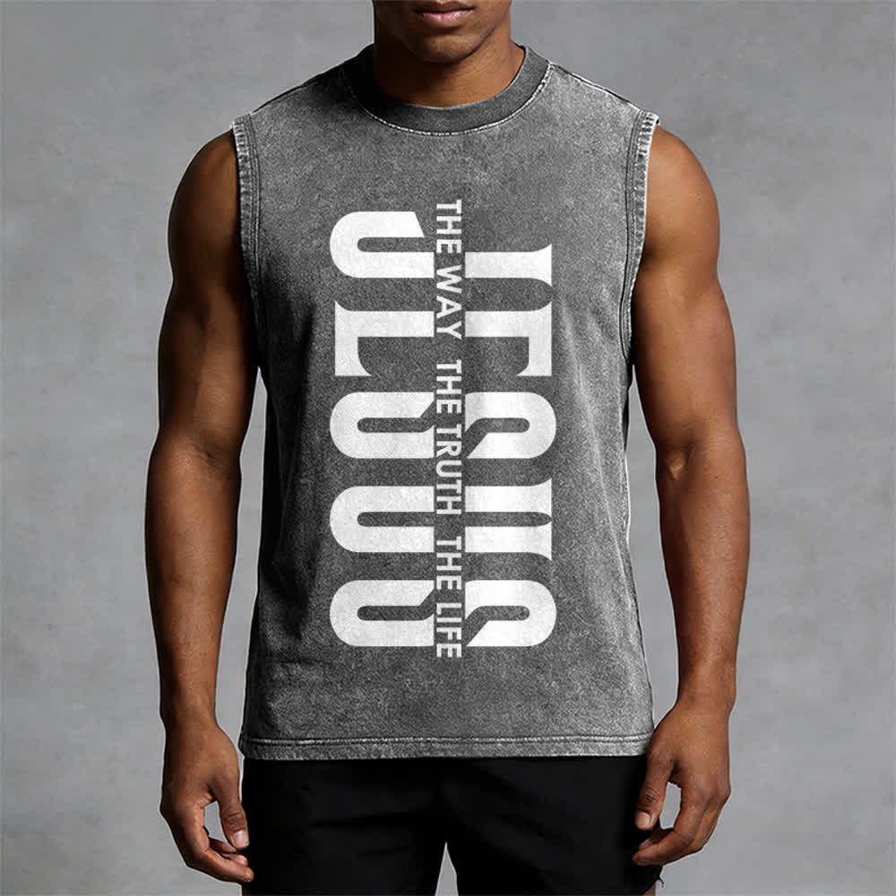 Christianartworkshop Unisex-Tanktop „Der Weg, die Wahrheit, das Leben“ - image 1