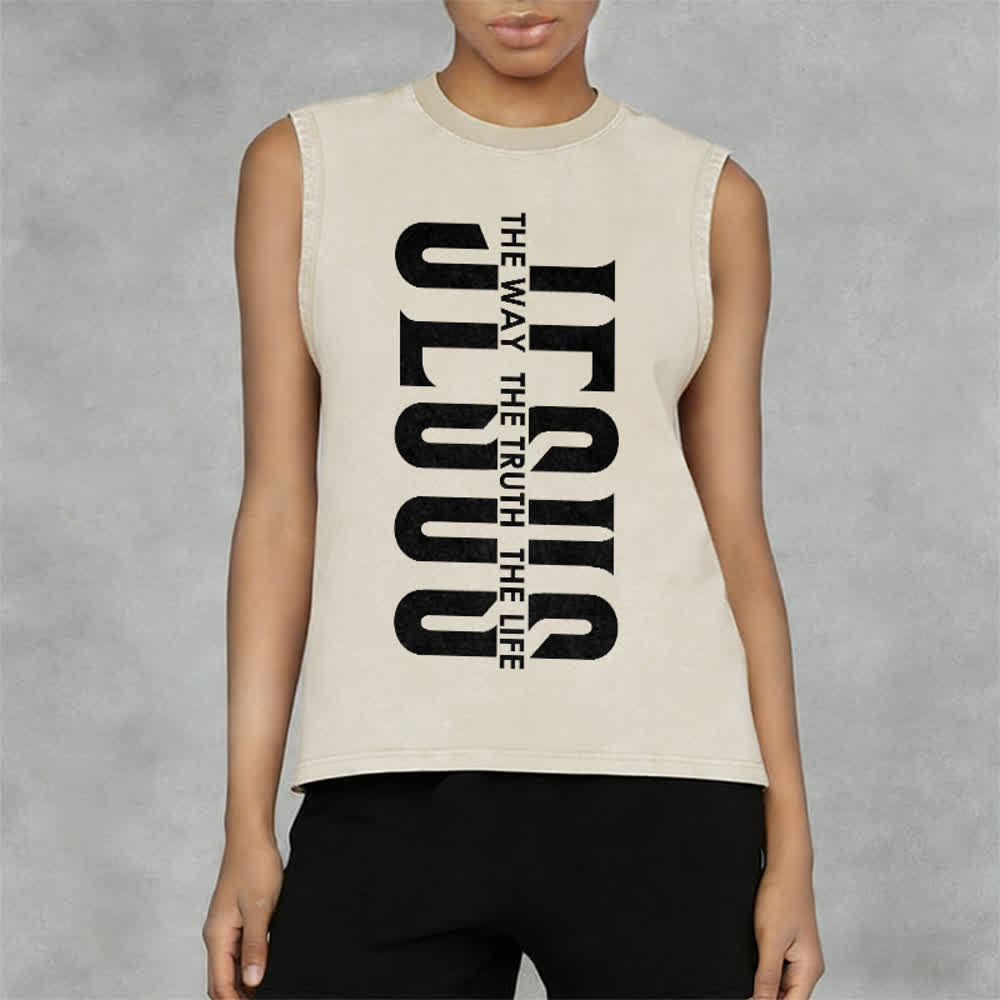 Christianartworkshop Unisex-Tanktop „Der Weg, die Wahrheit, das Leben“ - image 8