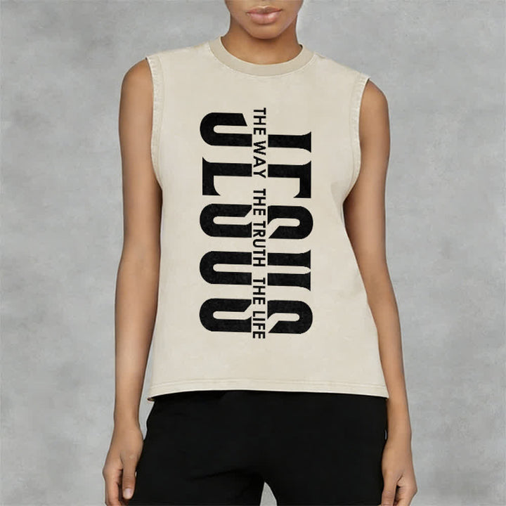 Christianartworkshop Unisex-Tanktop „Der Weg, die Wahrheit, das Leben“ - image 8