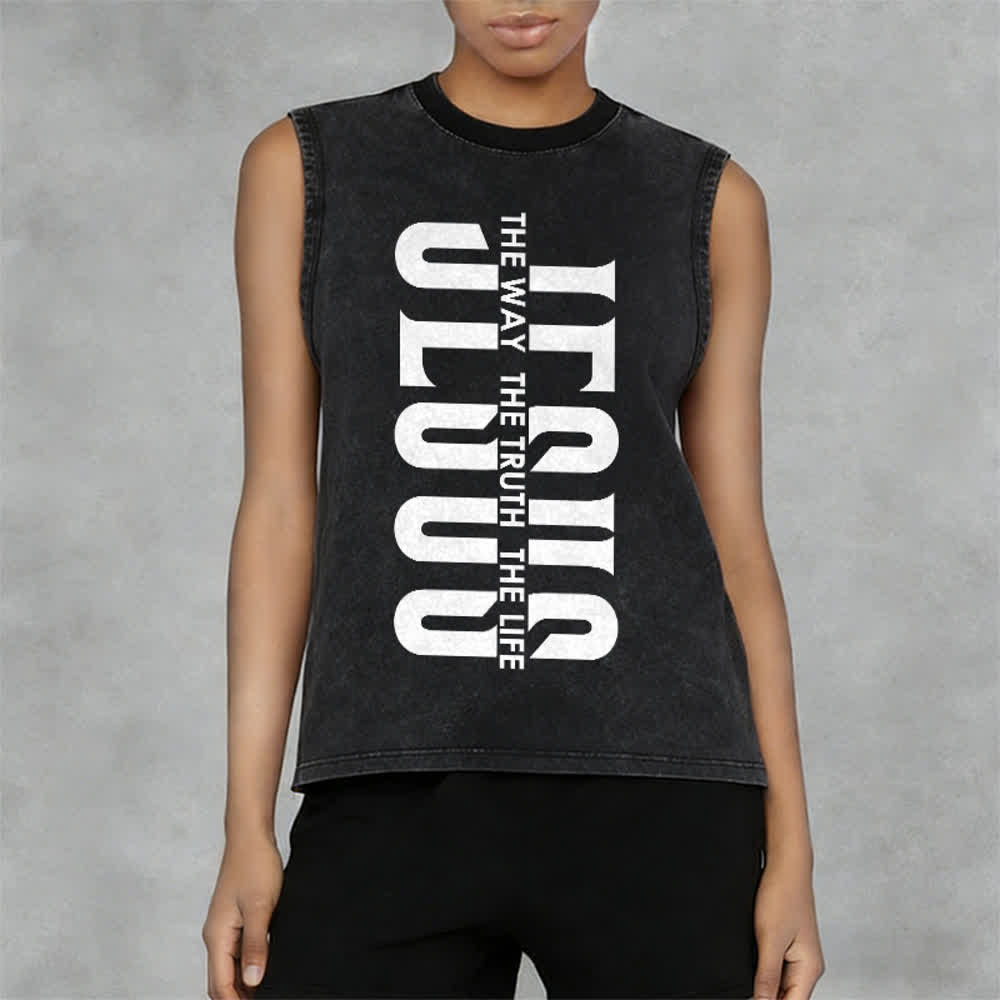 Christianartworkshop Unisex-Tanktop „Der Weg, die Wahrheit, das Leben“ - image 5