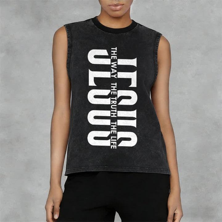 Christianartworkshop Unisex-Tanktop „Der Weg, die Wahrheit, das Leben“ - image 5