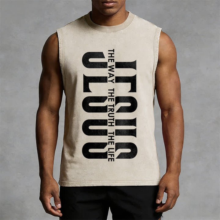 Christianartworkshop Unisex-Tanktop „Der Weg, die Wahrheit, das Leben“ - image 7