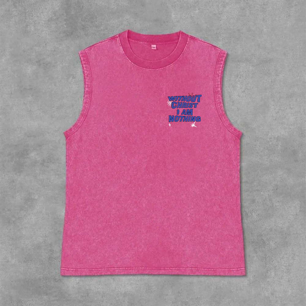 Christianartworkshop Ohne Christus bin ich nichts Unisex-Tanktop - image 23