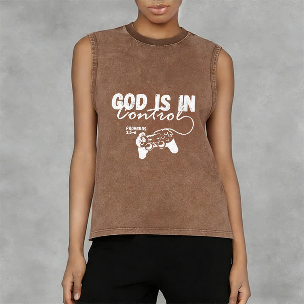 Christianartworkshop „Gott hat die Kontrolle“ Unisex-Tanktop - image 14