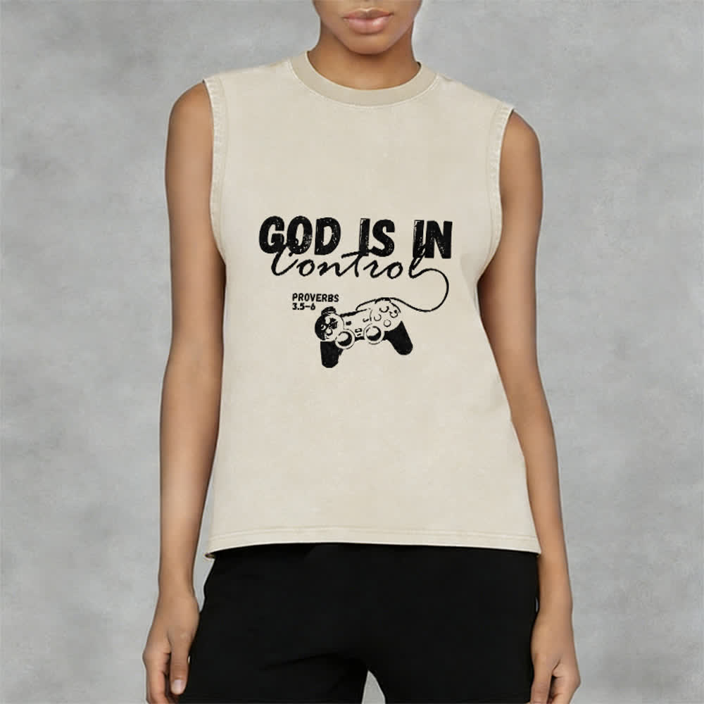 Christianartworkshop „Gott hat die Kontrolle“ Unisex-Tanktop - image 8