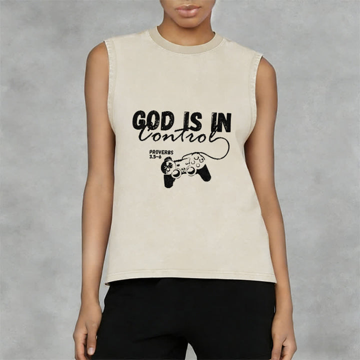 Christianartworkshop „Gott hat die Kontrolle“ Unisex-Tanktop - image 8
