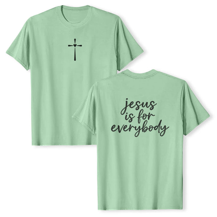 Christianartworkshop Jesus ist für alle da – Premium-T-Shirt - Hellgrün - 2XL - image 9
