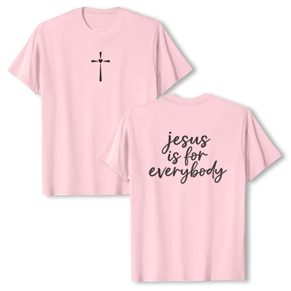 Christianartworkshop Jesus ist für alle da – Premium-T-Shirt - Rosa - 2XL - image 3
