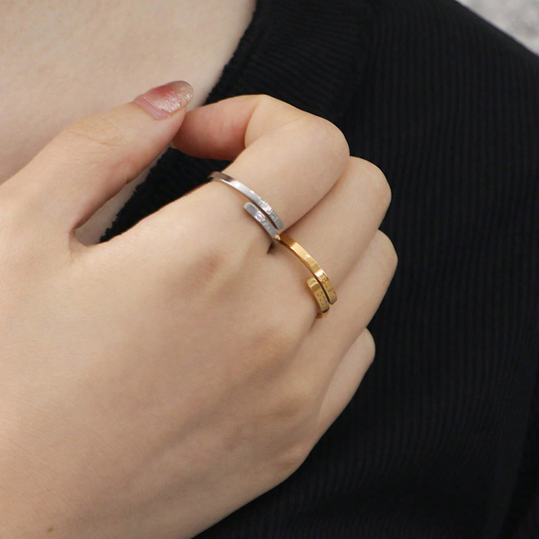 Christianartworkshop VERTRAUE GOTT – Ring mit geteiltem Band: Ein treuer Begleiter göttlichen Vertrauens - image 4
