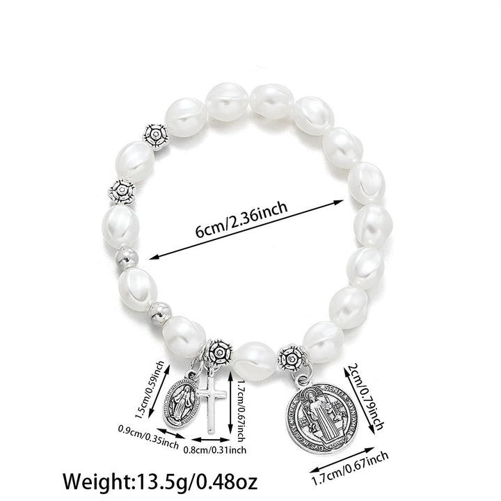 Christianartworkshop Wundertätige Medaille Unserer Lieben Frau vom Heiligen Benedikt Armband - image 10