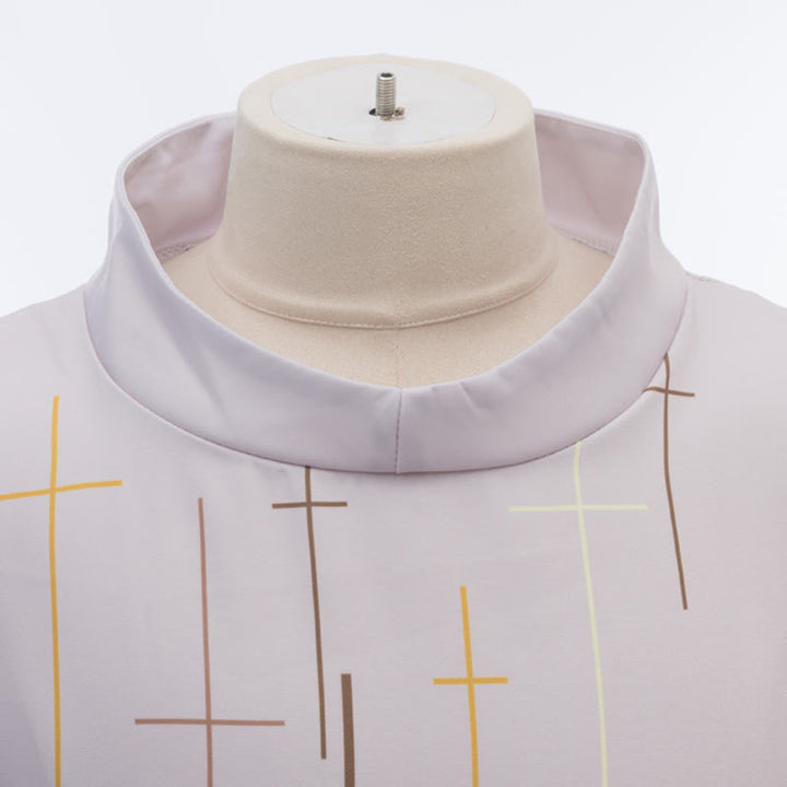 Christianartworkshop Visuelle lineare Kreuzkasel in verschiedenen lebendigen Farben - image 3