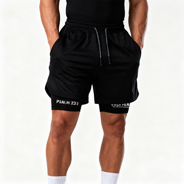 Christianartworkshop Psalm 23:1 Glaube statt Furcht Eagle Performance Shorts - image 10