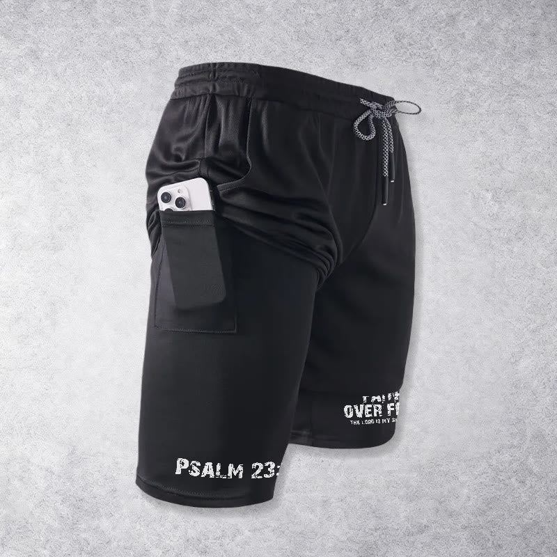 Christianartworkshop Psalm 23:1 Glaube statt Furcht Eagle Performance Shorts - image 17