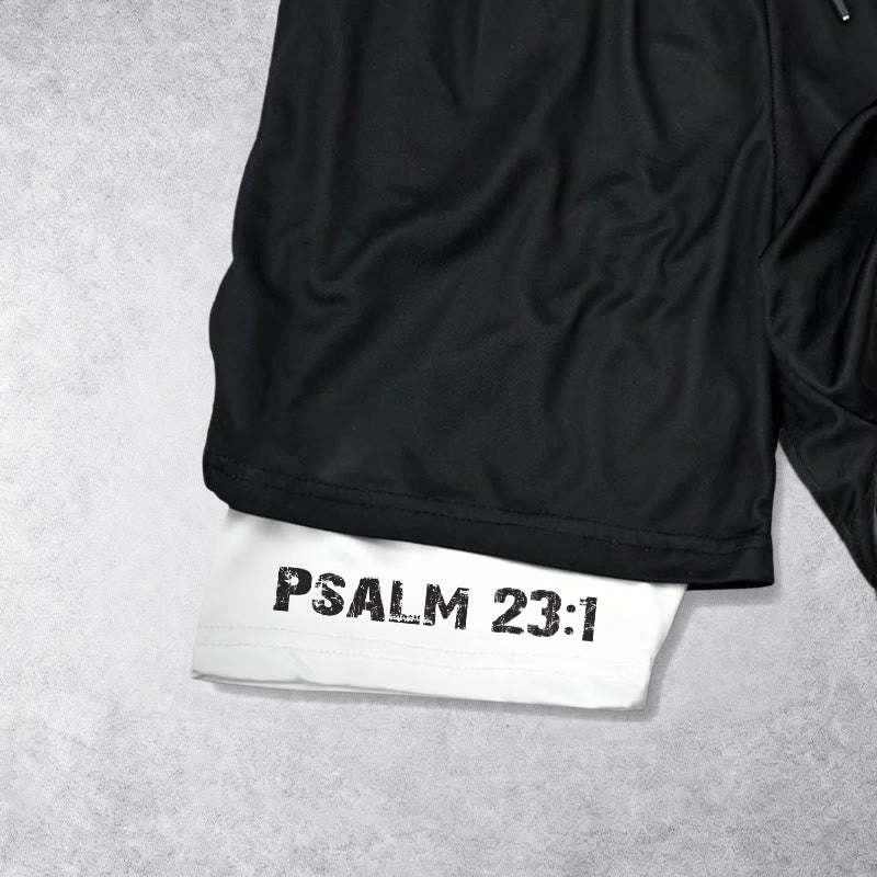 Christianartworkshop Psalm 23:1 Glaube statt Furcht Eagle Performance Shorts - image 6