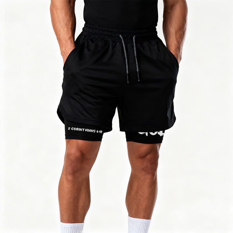 Christianartworkshop 2 Korinther 6,18 Kind Gottes Performance Shorts - image 4