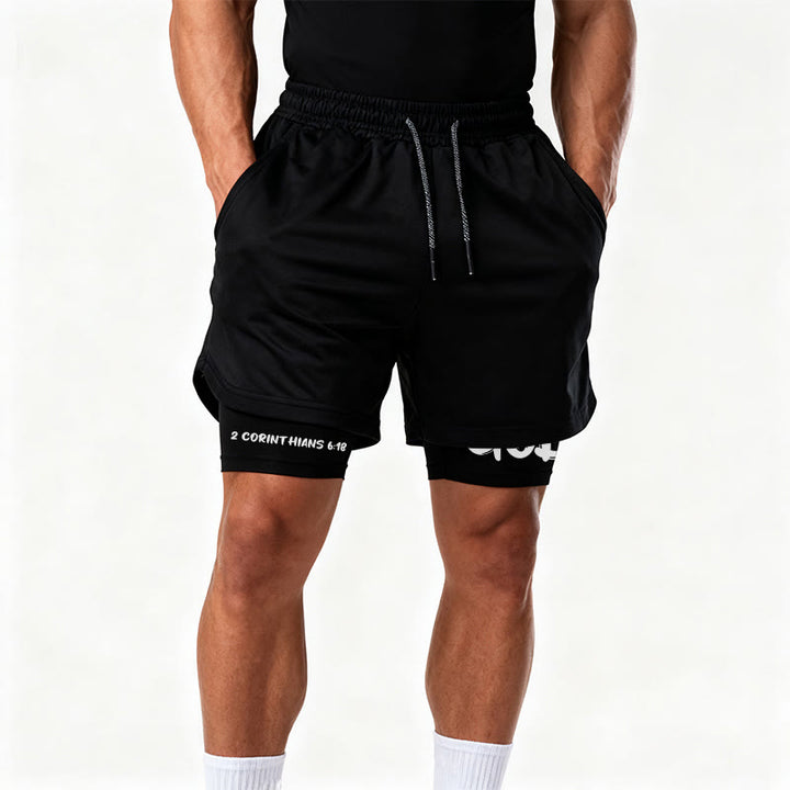 Christianartworkshop 2 Korinther 6,18 Kind Gottes Performance Shorts - image 4