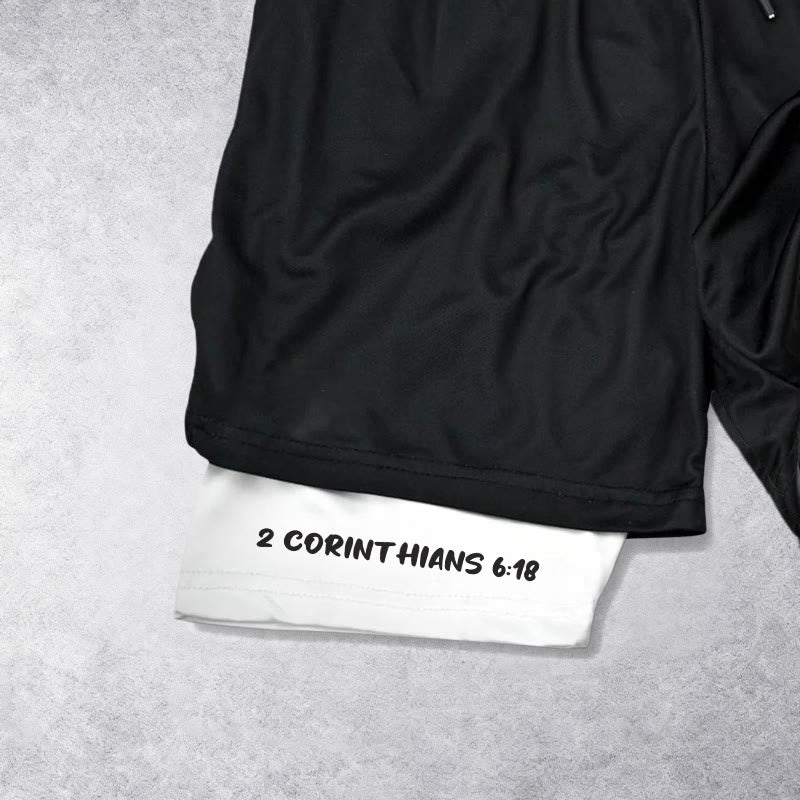 Christianartworkshop 2 Korinther 6,18 Kind Gottes Performance Shorts - image 13
