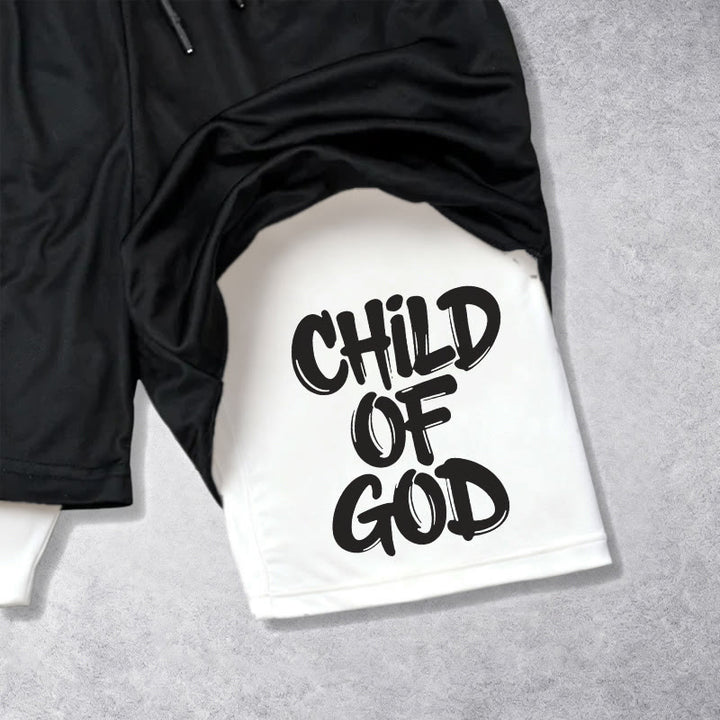 Christianartworkshop 2 Korinther 6,18 Kind Gottes Performance Shorts - image 15