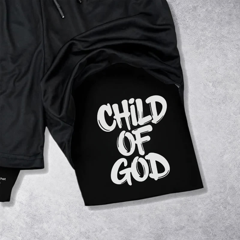 Christianartworkshop 2 Korinther 6,18 Kind Gottes Performance Shorts - image 5