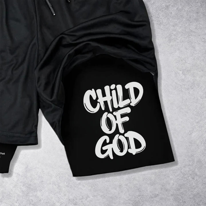 Christianartworkshop 2 Korinther 6,18 Kind Gottes Performance Shorts - image 5