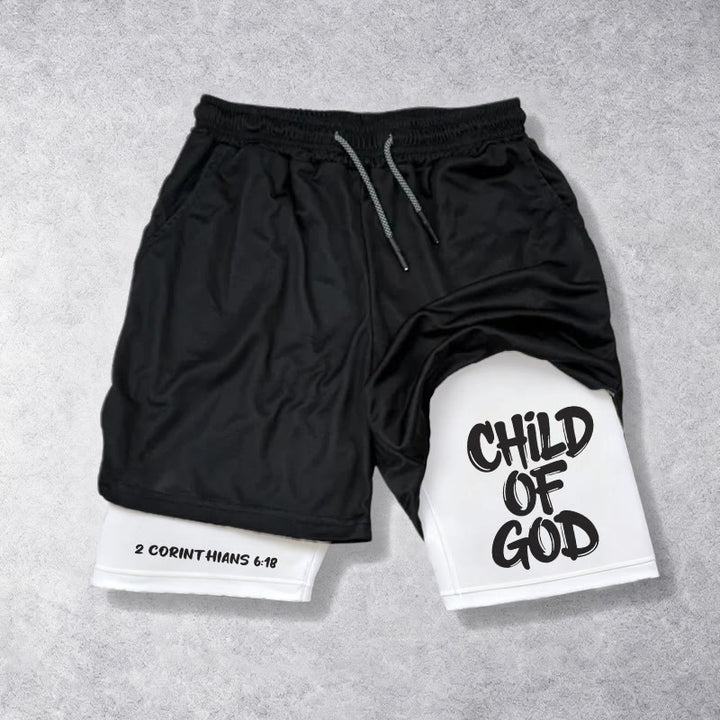 Christianartworkshop 2 Korinther 6,18 Kind Gottes Performance Shorts - image 16