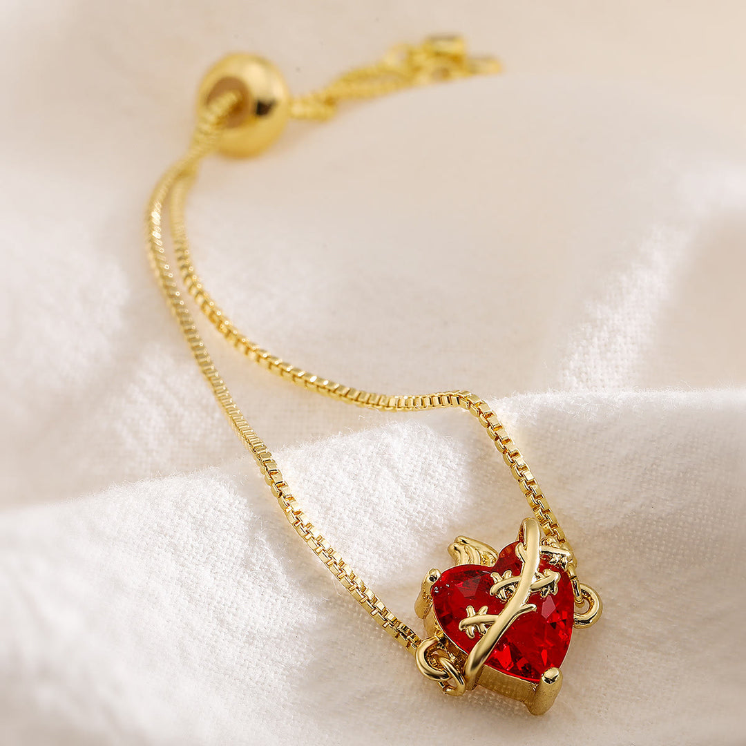 Christianartworkshop Elegantes Armband zur Verehrung des Heiligen Herzens: Verkörperung der Liebe Christi und seiner spirituellen Stärke - C - image 3