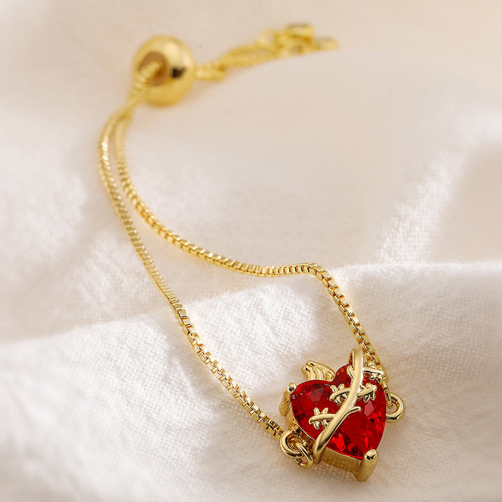 Christianartworkshop Elegantes Armband zur Verehrung des Heiligen Herzens: Verkörperung der Liebe Christi und seiner spirituellen Stärke - C - image 3