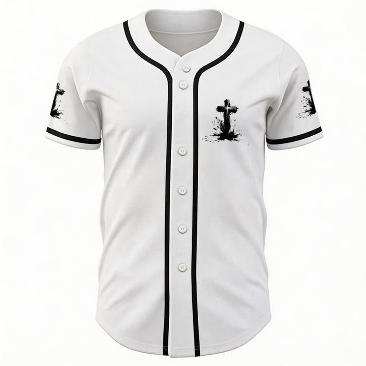 Christianartworkshop Nicht alle Superhelden tragen Umhänge Ein Kreuz Unisex Baseballtrikot - image 6