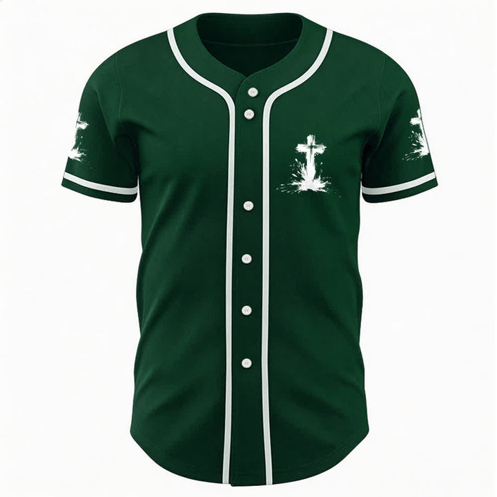 Christianartworkshop Nicht alle Superhelden tragen Umhänge Ein Kreuz Unisex Baseballtrikot - image 24
