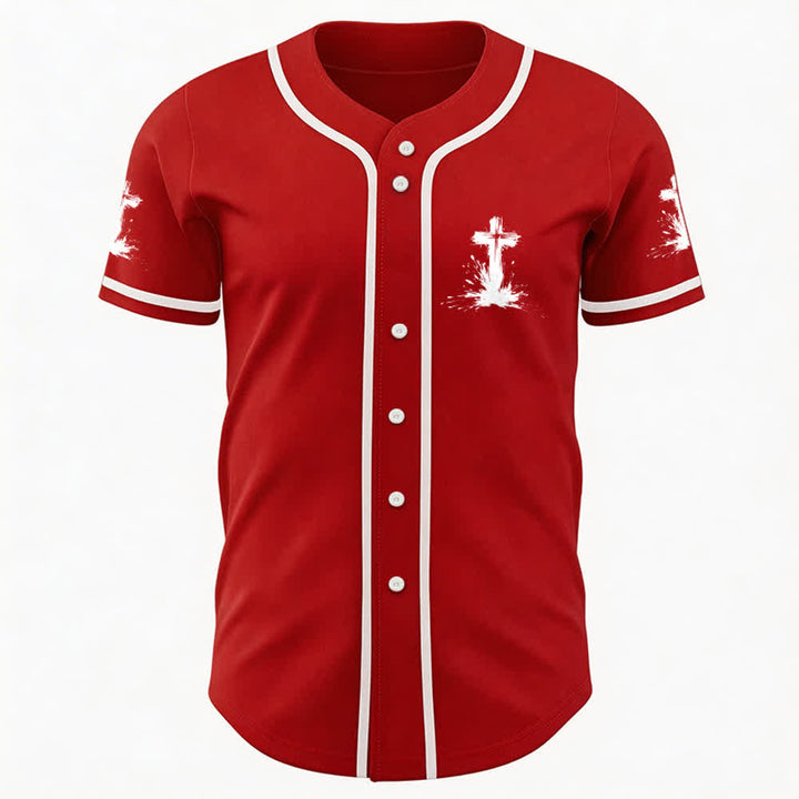 Christianartworkshop Nicht alle Superhelden tragen Umhänge Ein Kreuz Unisex Baseballtrikot - image 12