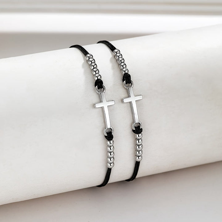 Christianartworkshop Aufwendig gearbeitetes Perlenarmband mit Kreuzmuster: Gewebt aus Glaube, Anmut und unerschütterlicher Liebe - image 4