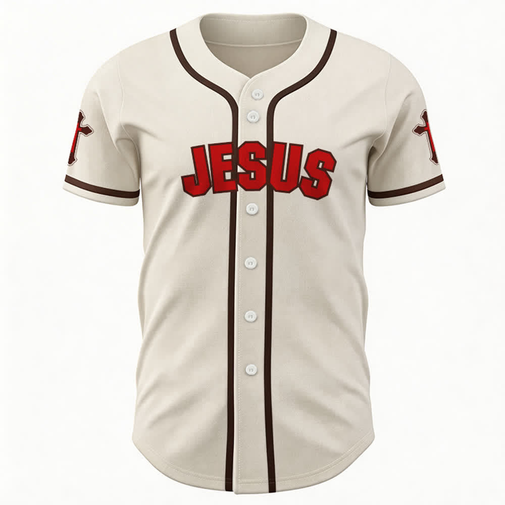 Christianartworkshop Das Kreuz ist der Beweis für Gottes Liebe Unisex-Baseballtrikot - image 6