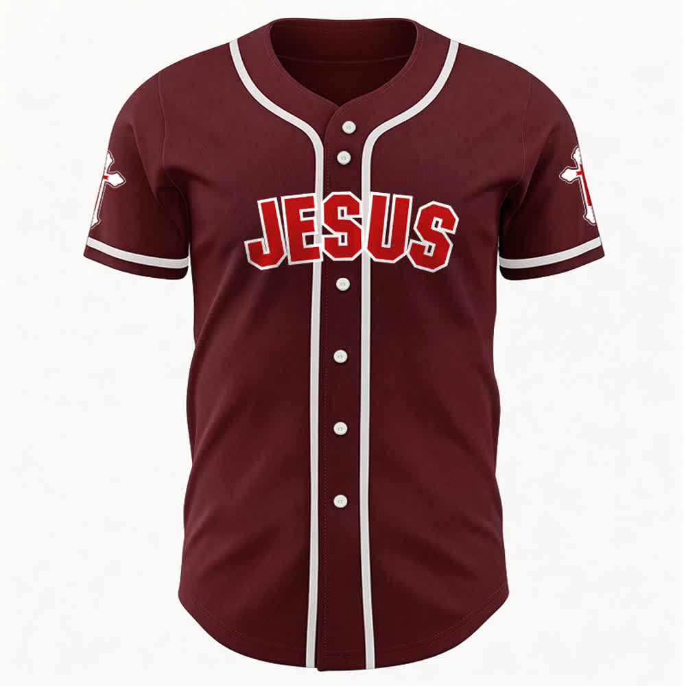 Christianartworkshop Das Kreuz ist der Beweis für Gottes Liebe Unisex-Baseballtrikot - image 18