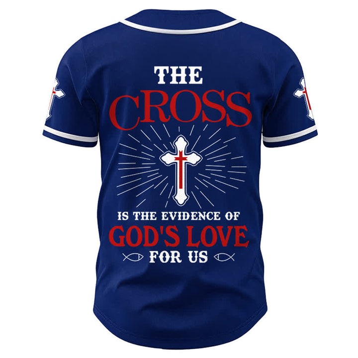 Christianartworkshop Das Kreuz ist der Beweis für Gottes Liebe Unisex-Baseballtrikot - image 23