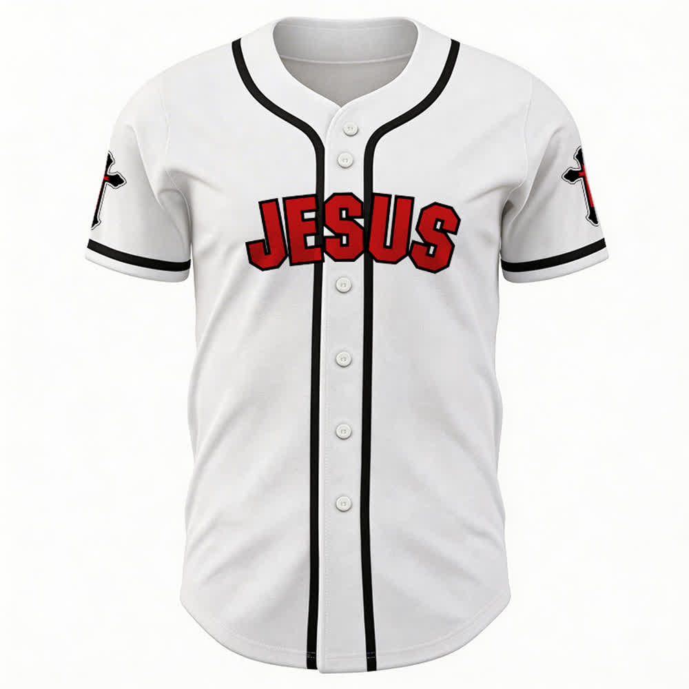 Christianartworkshop Das Kreuz ist der Beweis für Gottes Liebe Unisex-Baseballtrikot - image 9