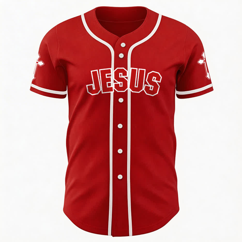 Christianartworkshop Das Kreuz ist der Beweis für Gottes Liebe Unisex-Baseballtrikot - image 15
