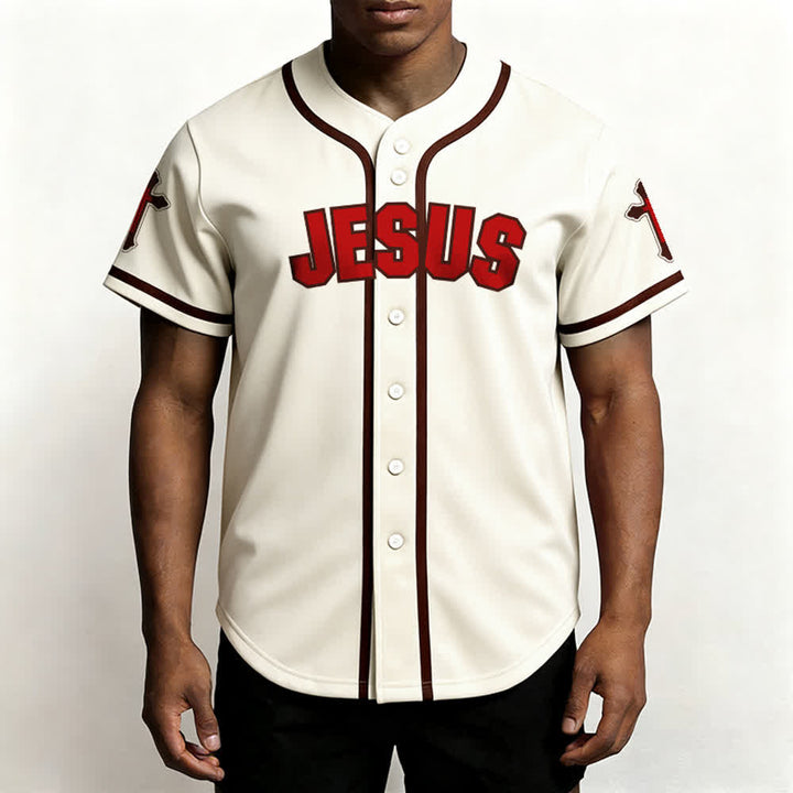 Christianartworkshop Das Kreuz ist der Beweis für Gottes Liebe Unisex-Baseballtrikot - image 2