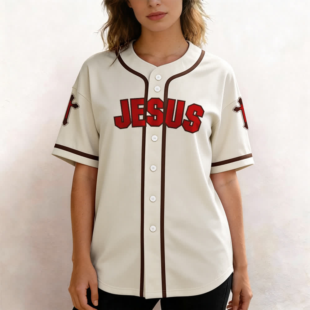 Christianartworkshop Das Kreuz ist der Beweis für Gottes Liebe Unisex-Baseballtrikot - image 4