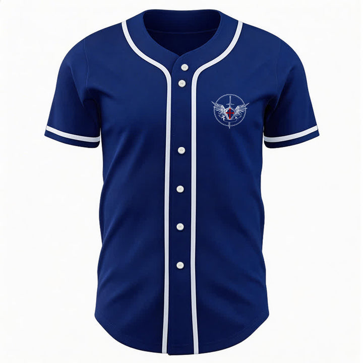 Christianartworkshop St. Michael Archangel Defend Us Unisex Baseballtrikot - image 21
